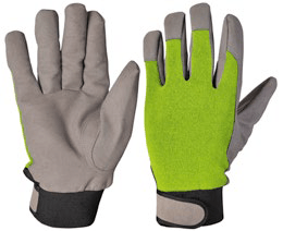 Guante Jardín Piel Sintética y Algodón TALLA XL