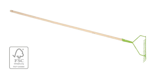 Rastrillo Arco 16 Dientes Mango 135Cm