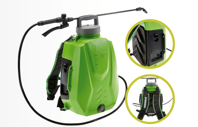PULVERIZADOR MOCHILA A BATERIA “FUTURA” 12 L. PULVERIZADOR MOCHILA A BATERIA “FUTURA” 12 L.