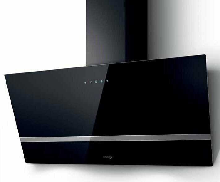 CAMPANA 90 DECOR THUNDER-90 TURBOAIR NEGRA