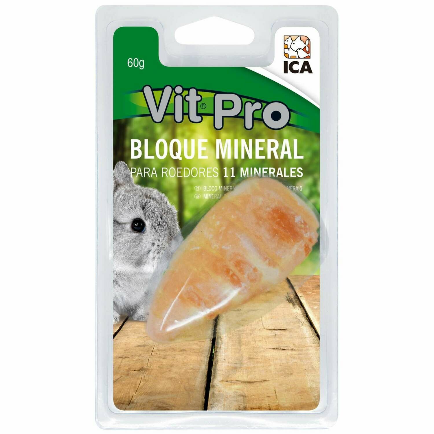 Bloque mineral para roedores