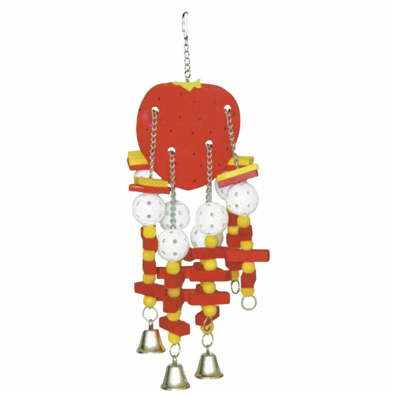 Juguete de madera con fresa para pájaros Juguete de madera con fresa para pájaros