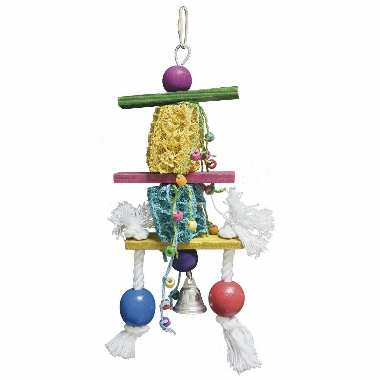 Juguete color LUFA para pájaros