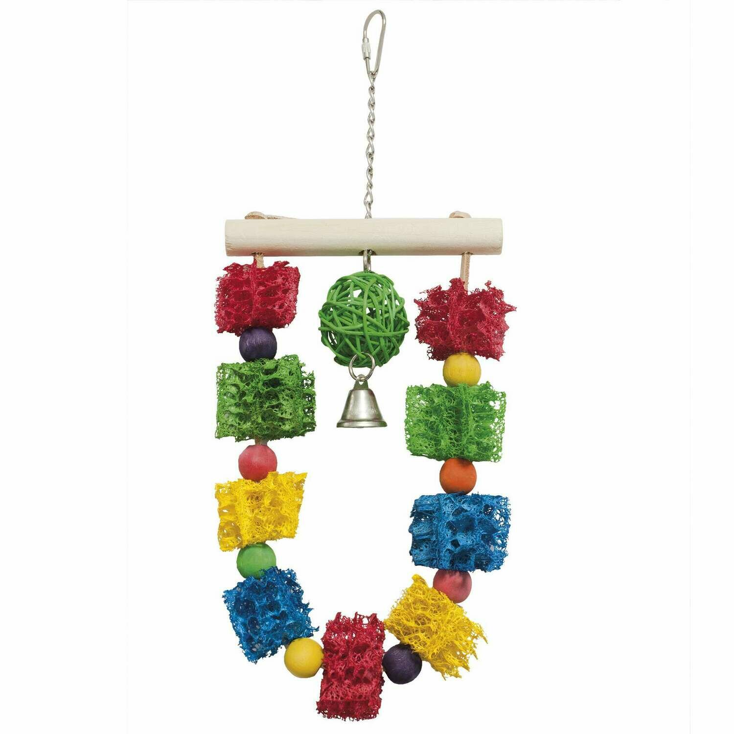 Juguete arcoíris LUFA para pájaros