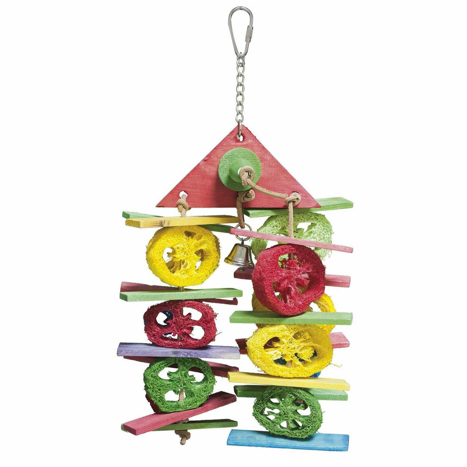 Juguete con pirámide LUFA para pájaros Juguete con pirámide LUFA para pájaros