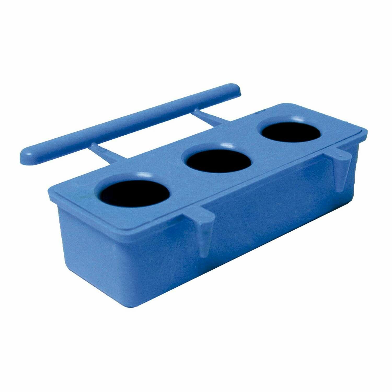 Comedero de 3 pozas para pájaros Comedero de 3 pozas para pájaros