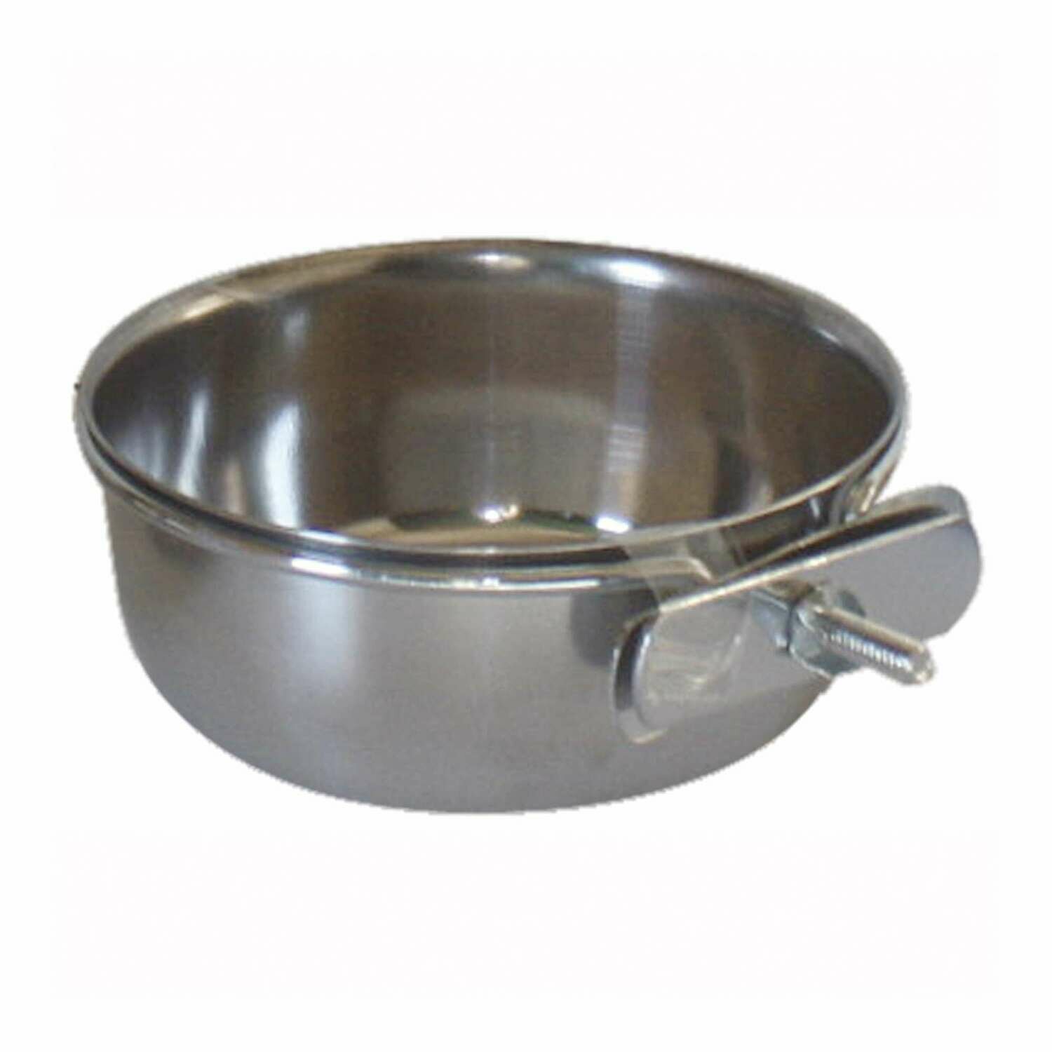 Comedero de acero inoxidable palometa para pájaros