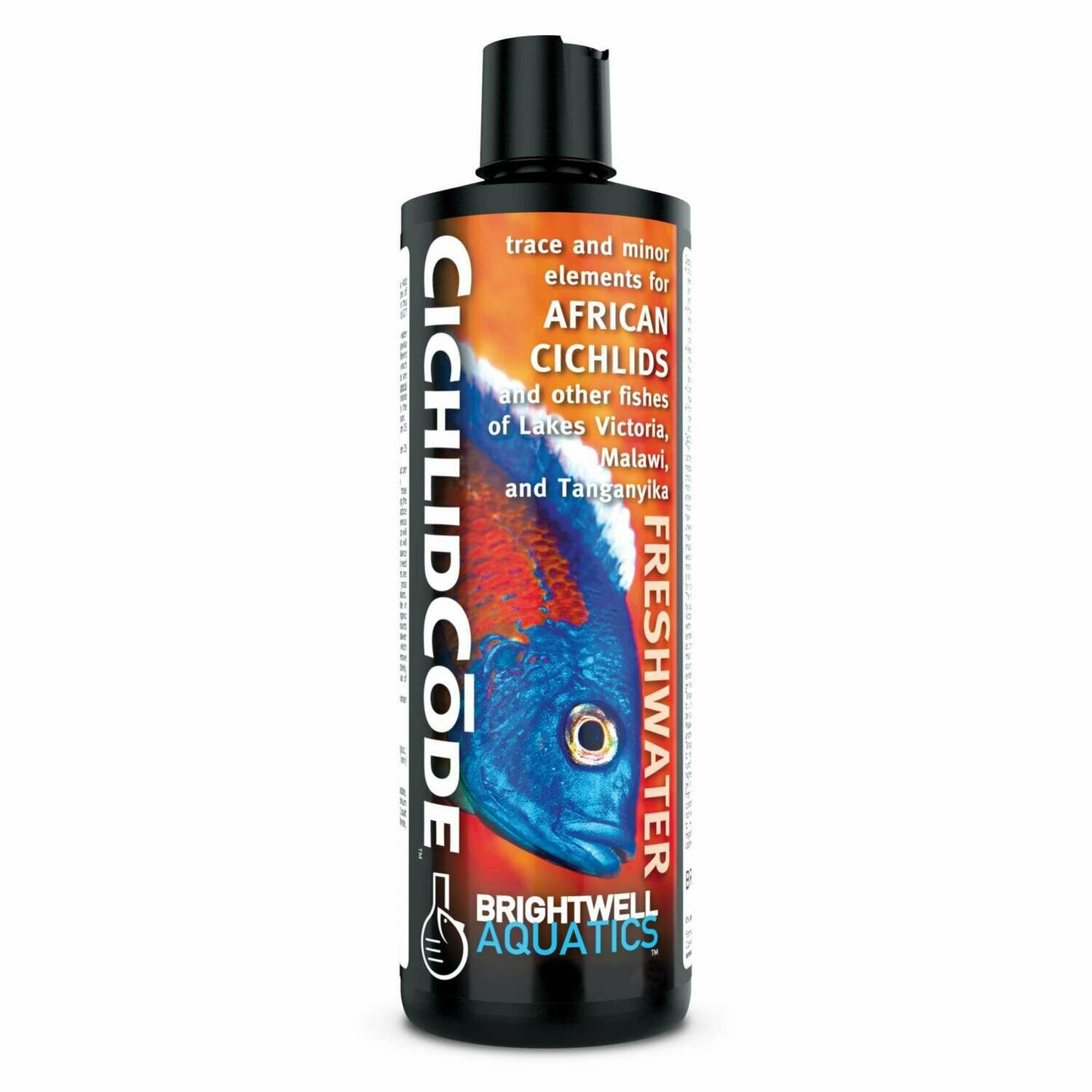Elementos trazas para cíclidos africanos: Cichlid Code de BRIGHTWELL AQUATICS