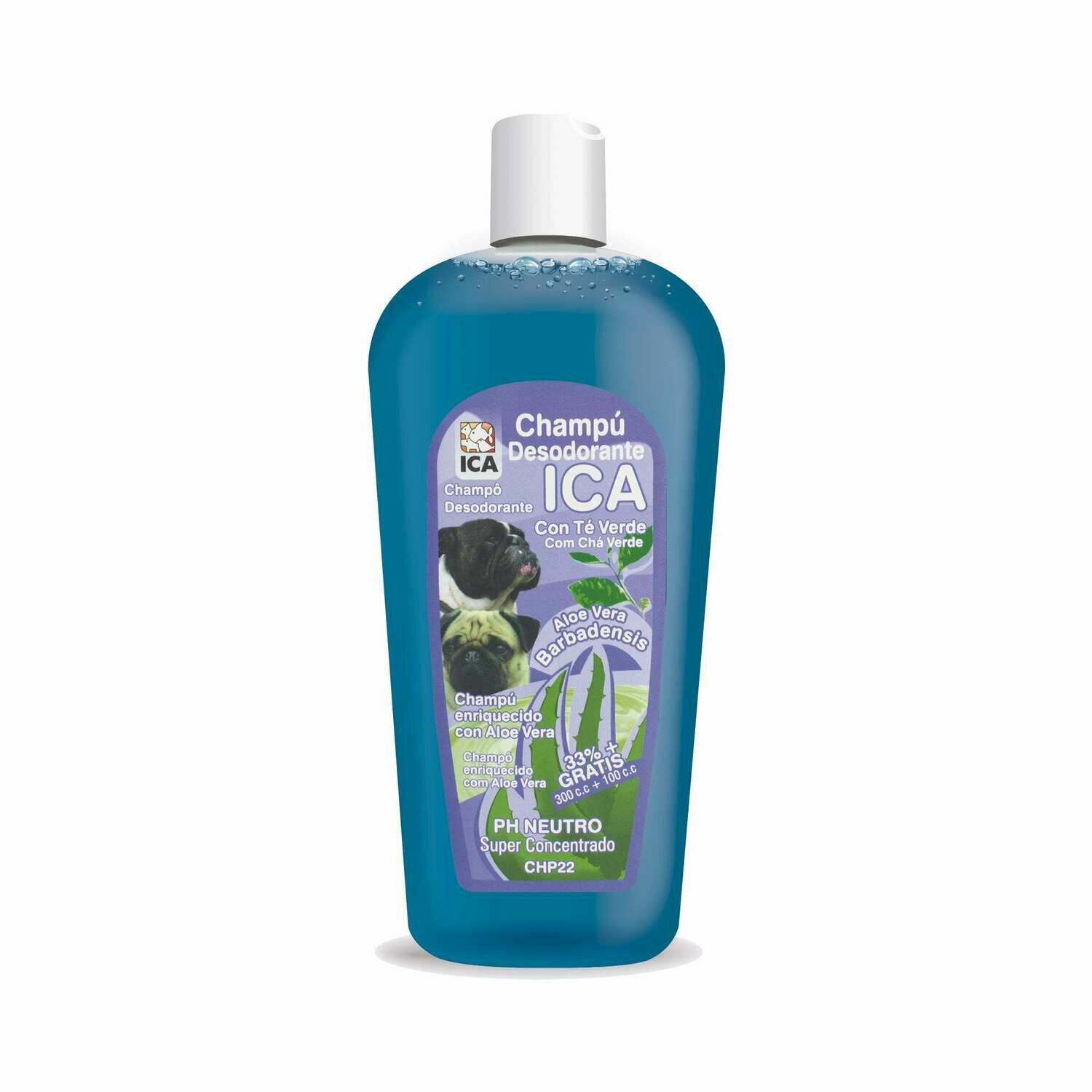 Champú desodorante con Aloe Vera para perros