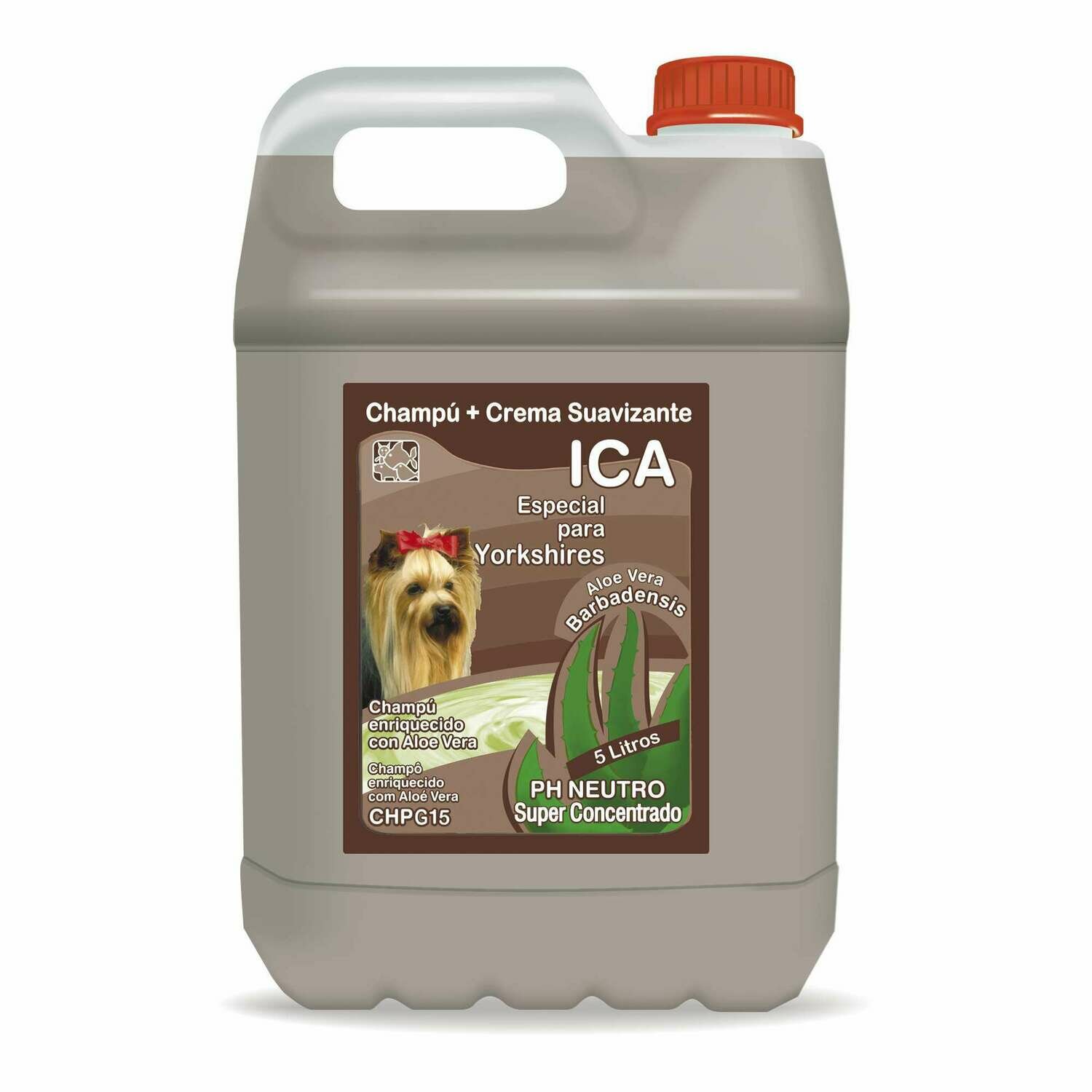 Champú para Yorkshire con Aloe Vera