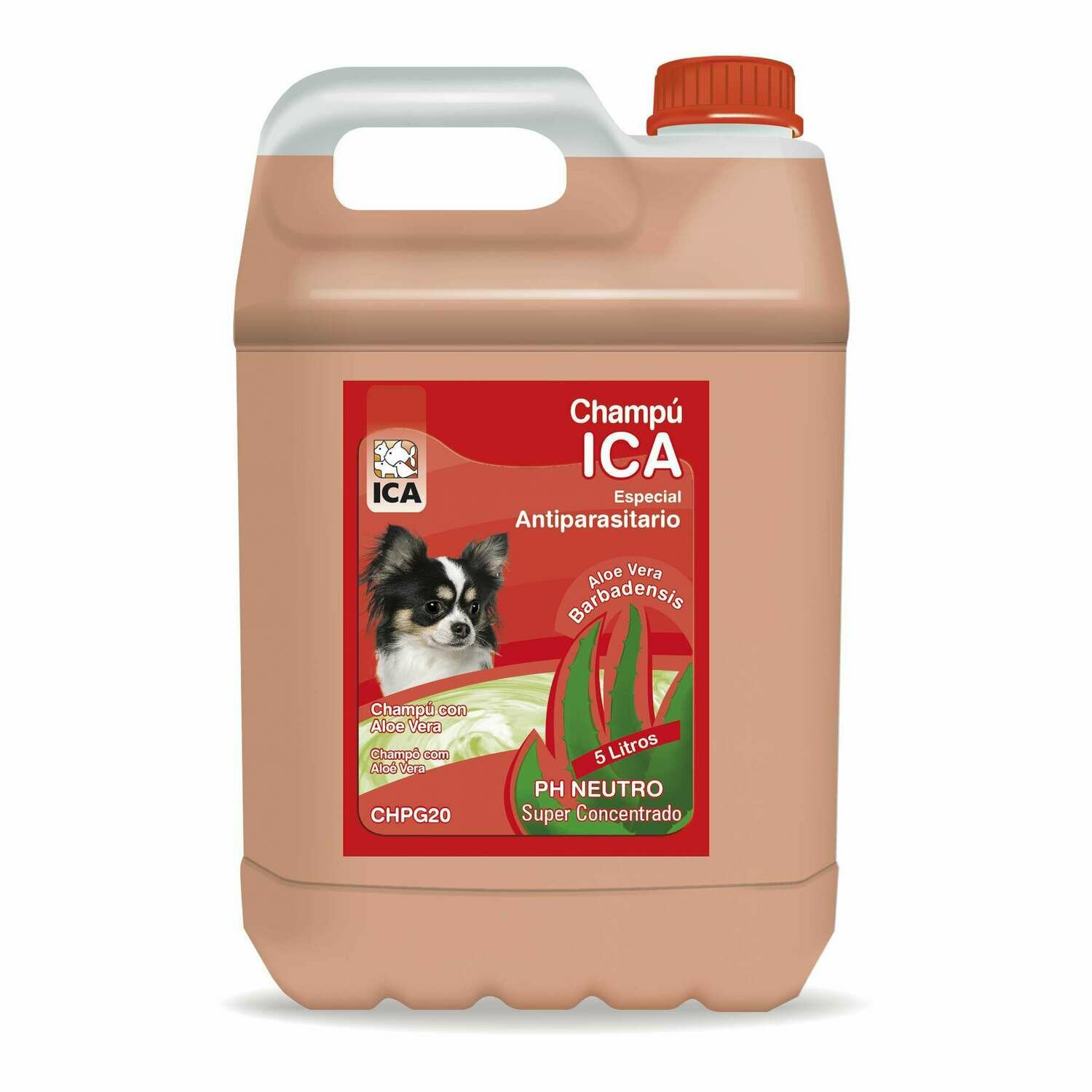Champú antiparásitos Aloe Vera para perros
