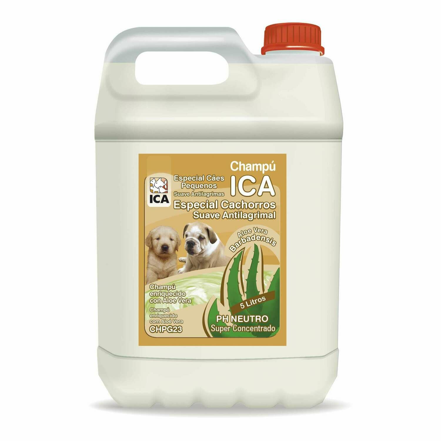 Champú para cachorro con Aloe Vera