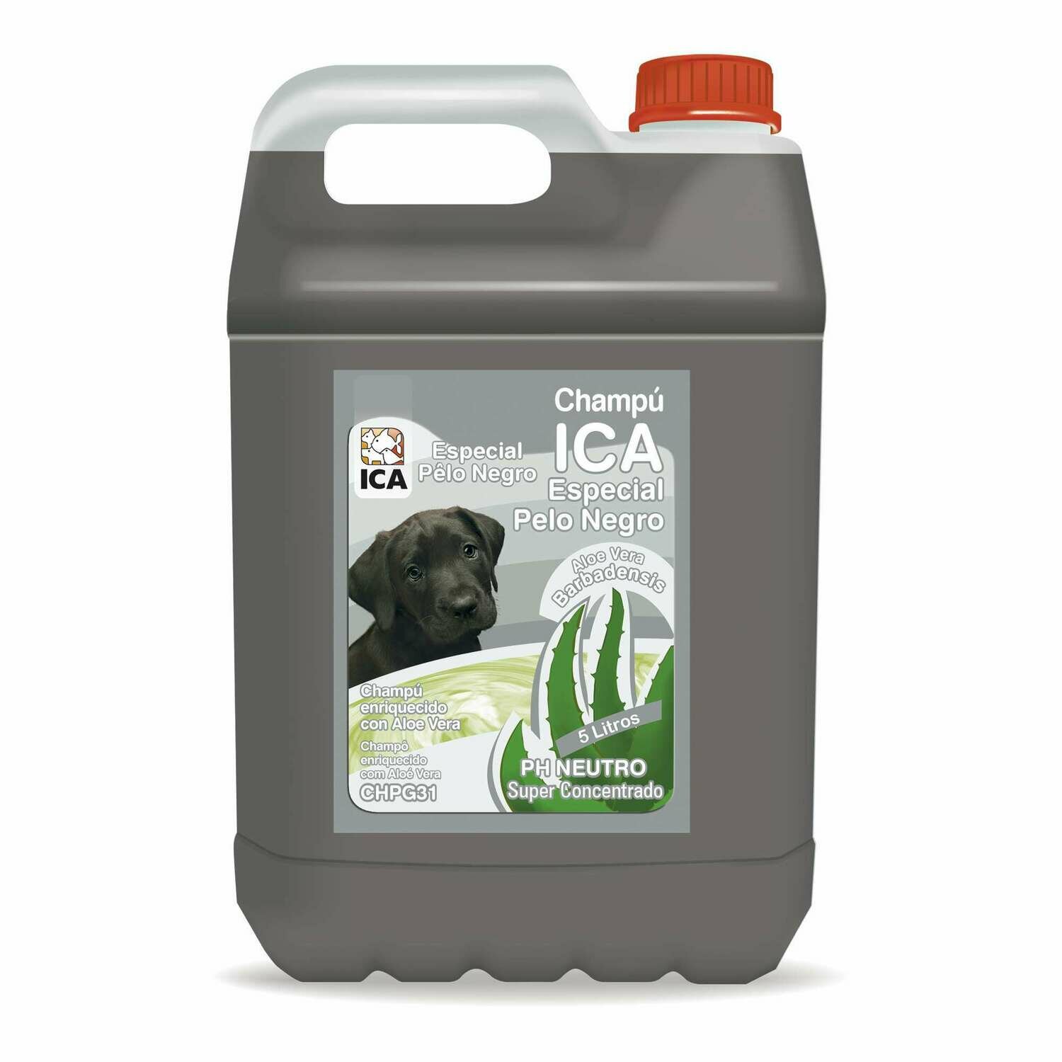 Champú especial pelo negro con Aloe Vera para perros