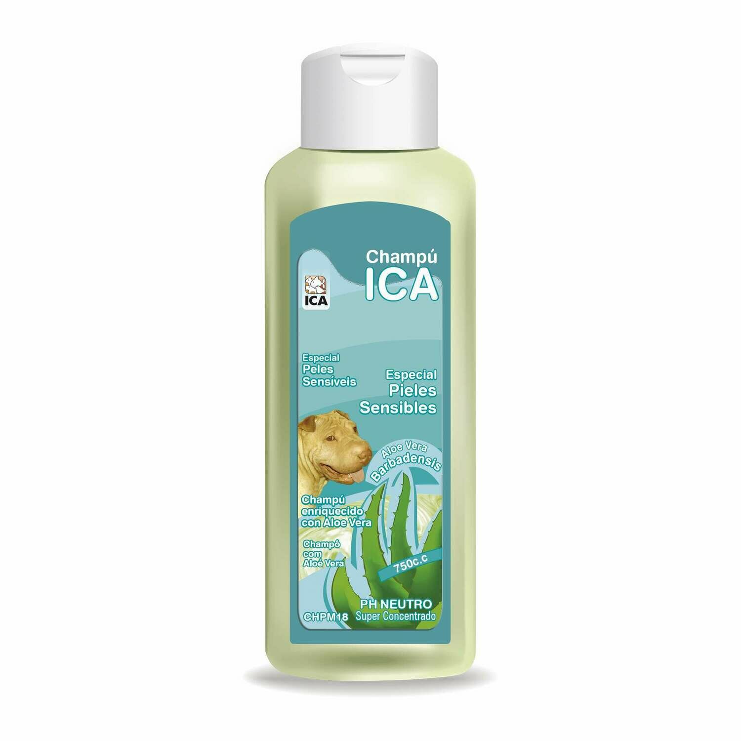 Champú para piel sensible con Aloe Vera para perros