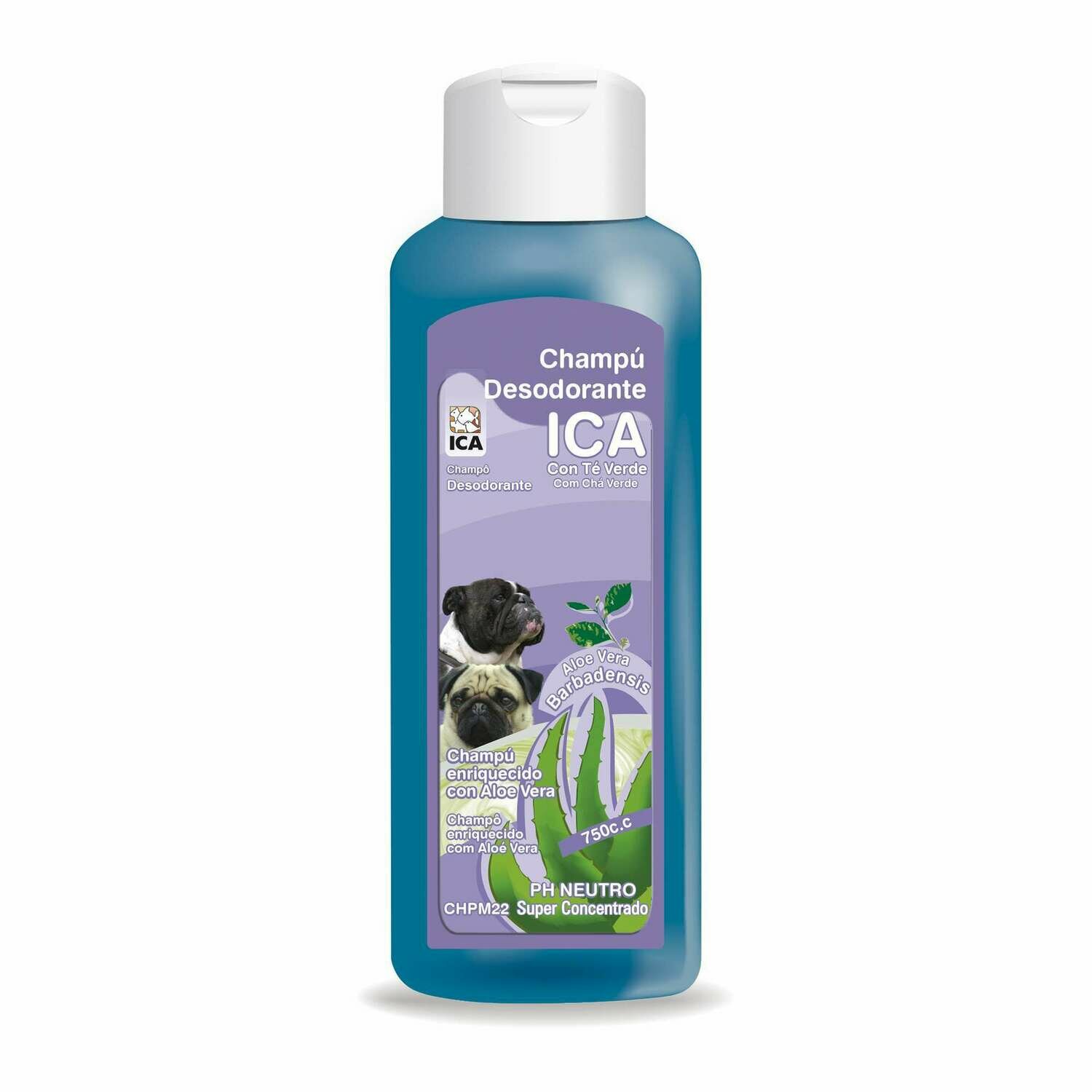 Champú desodorante con Aloe Vera para perros