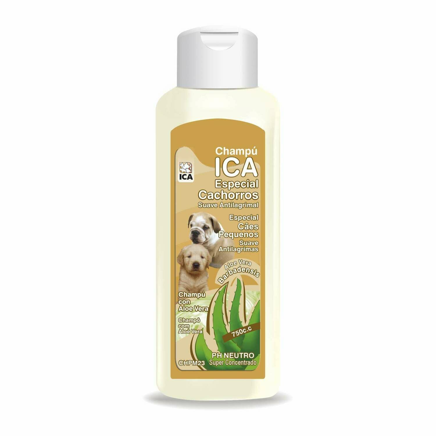 Champú para cachorro con Aloe Vera