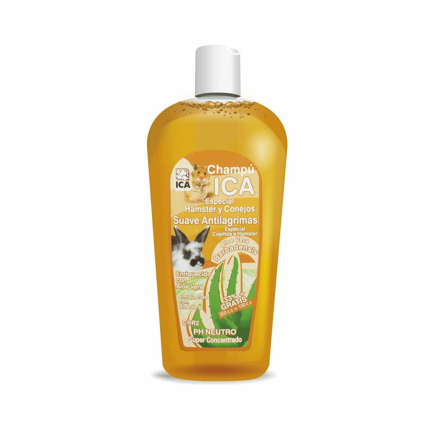 Champú para roedores con Aloe Vera