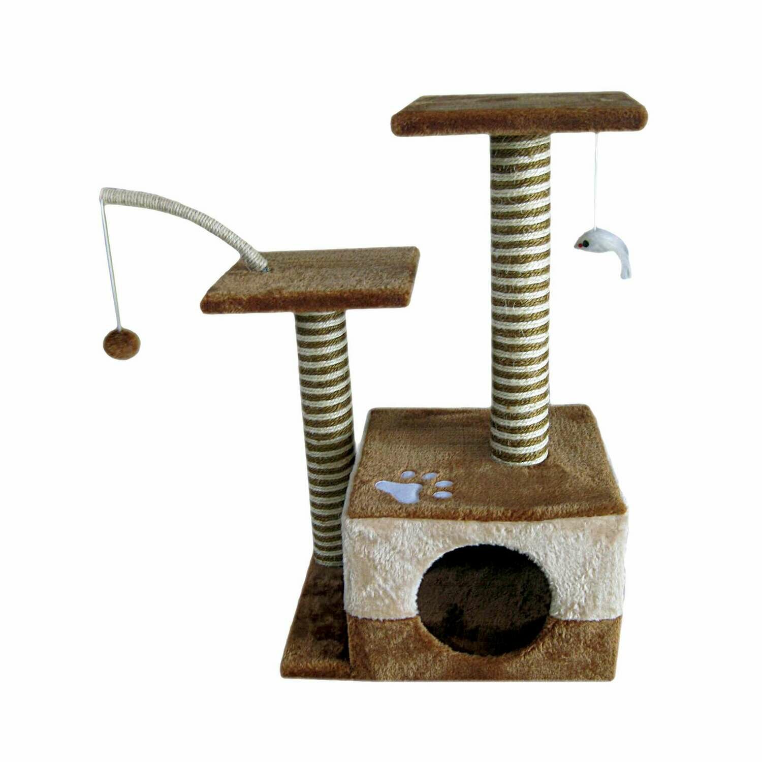 Rascador OTOÑO pequeño con dos postes