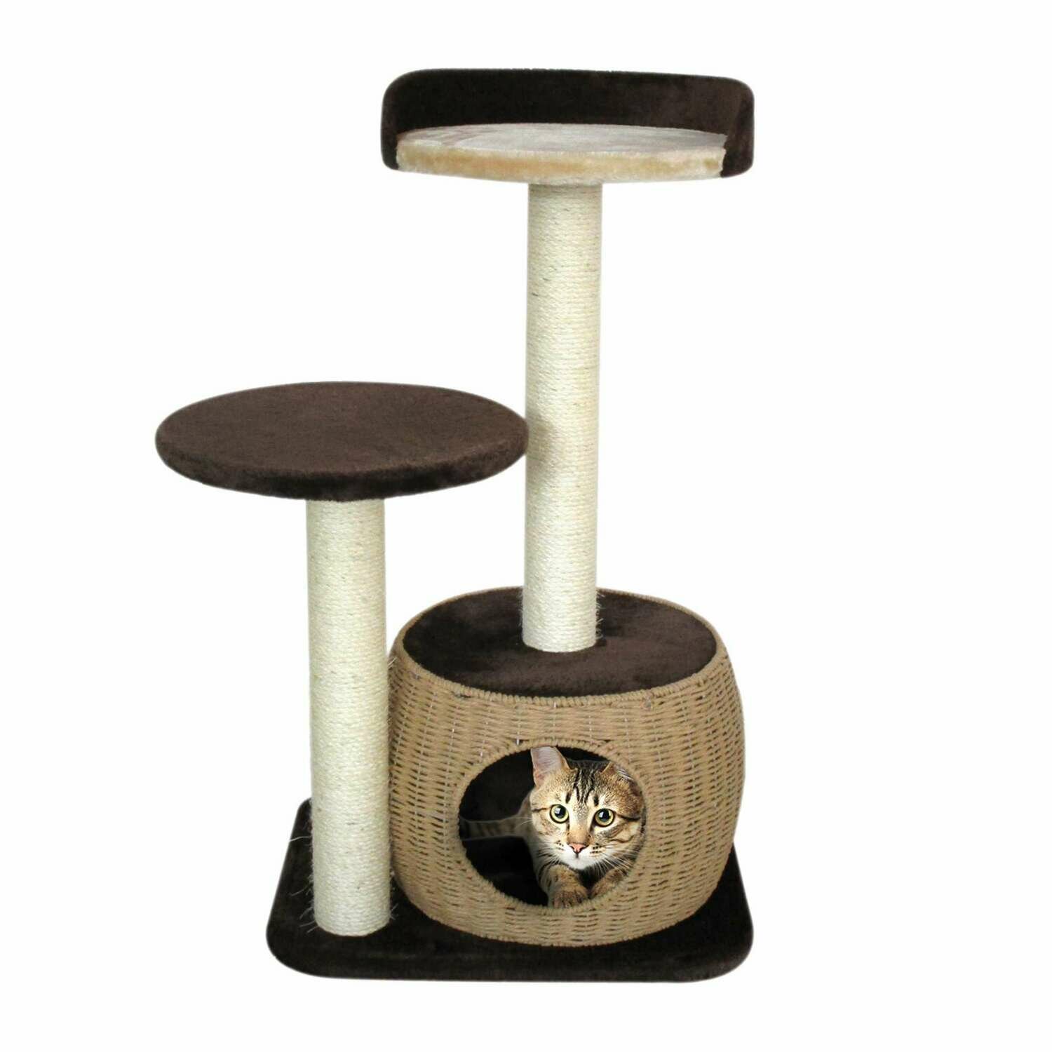 Rascador ZEN mediano de mimbre