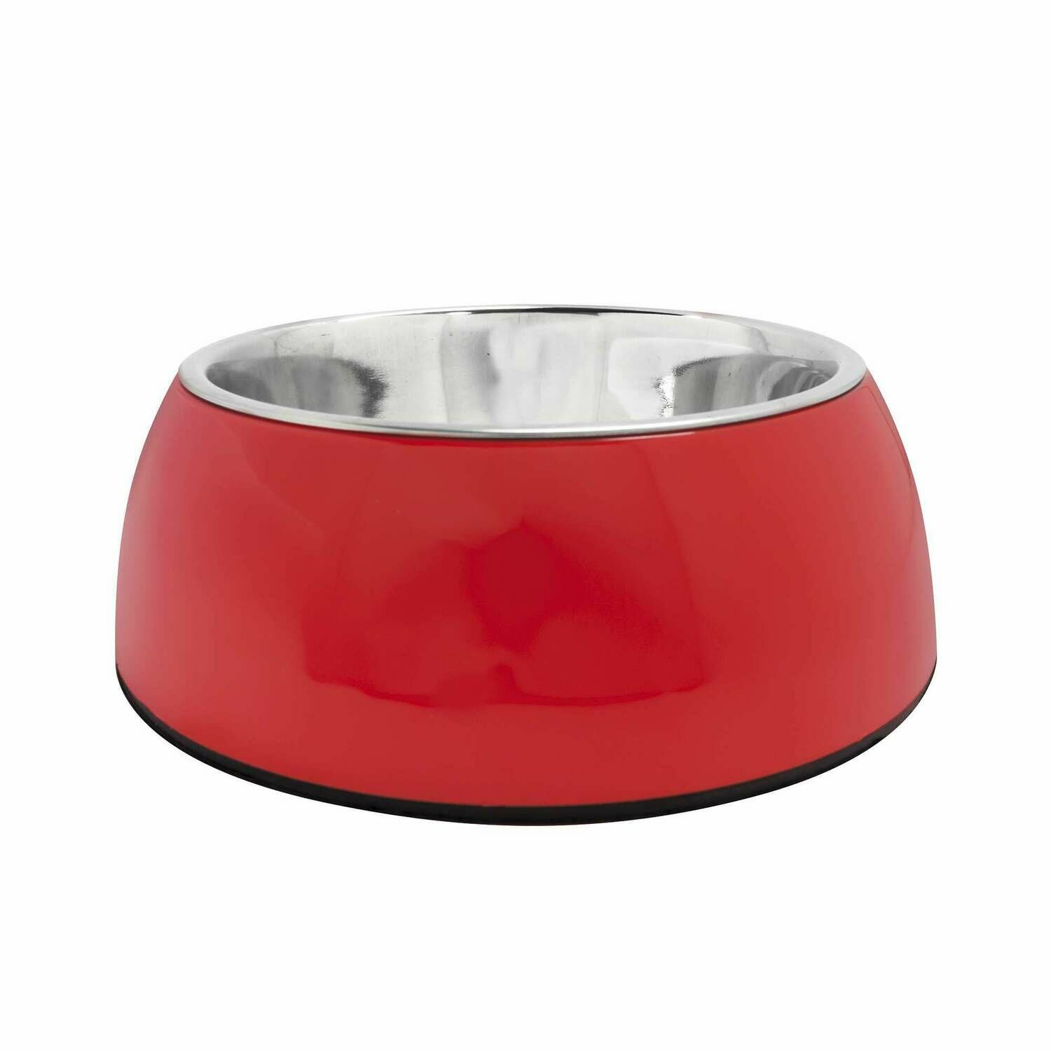 Comedero de acero inoxidable Rojo Home