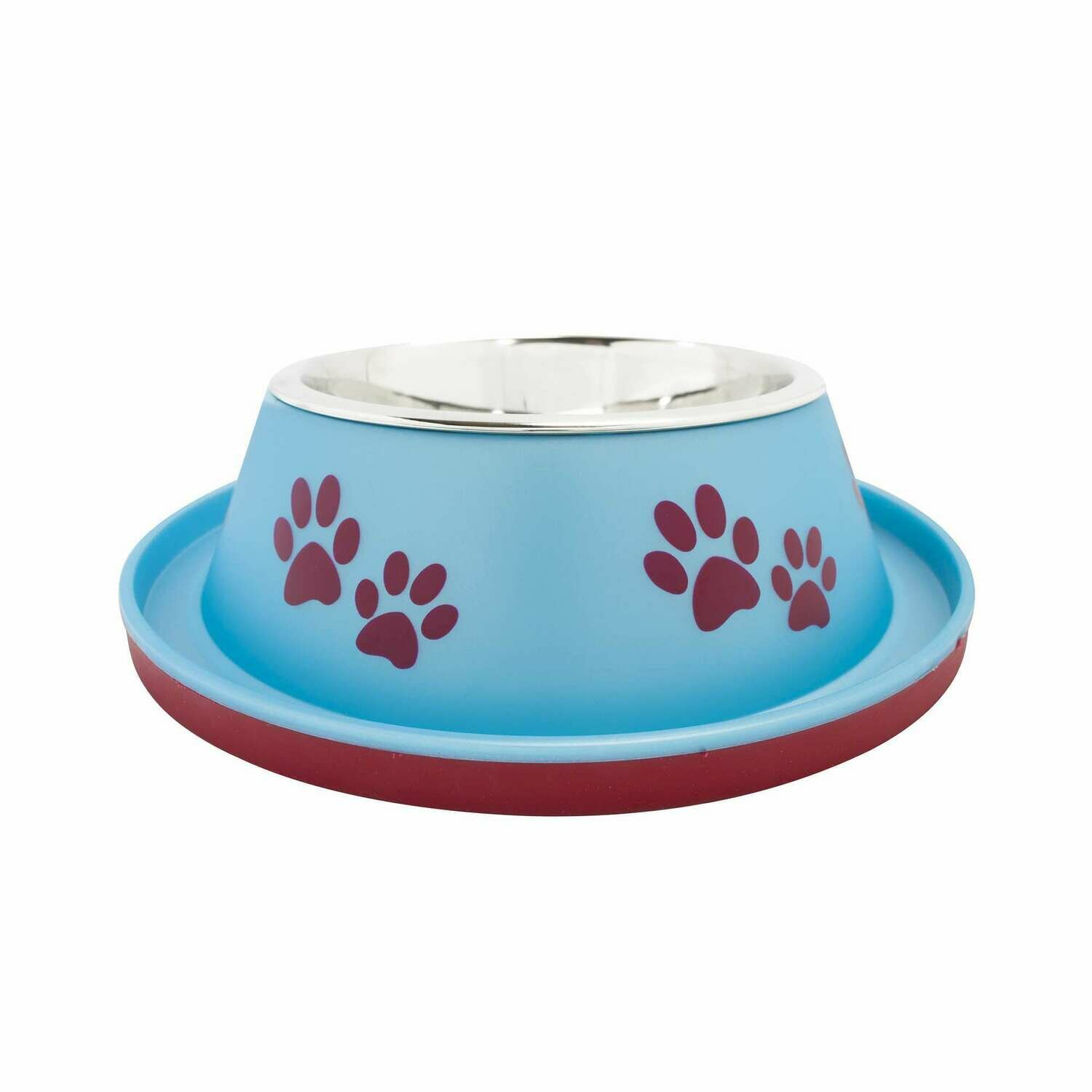 Comedero de acero inoxidable Azul anti hormigas Comedero de acero inoxidable Azul anti hormigas