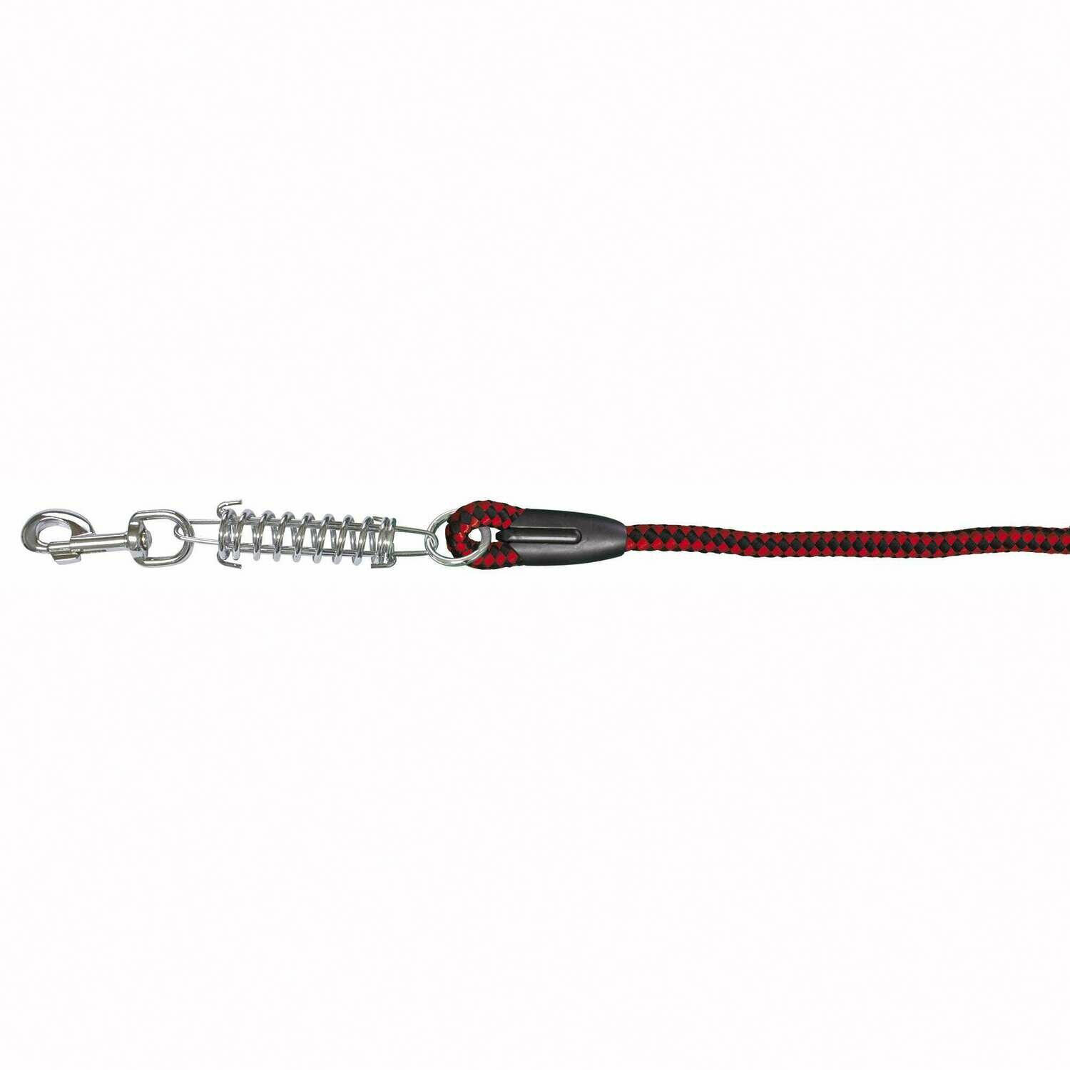 Correa Redonda con Muelle BOBY en rojo y negro