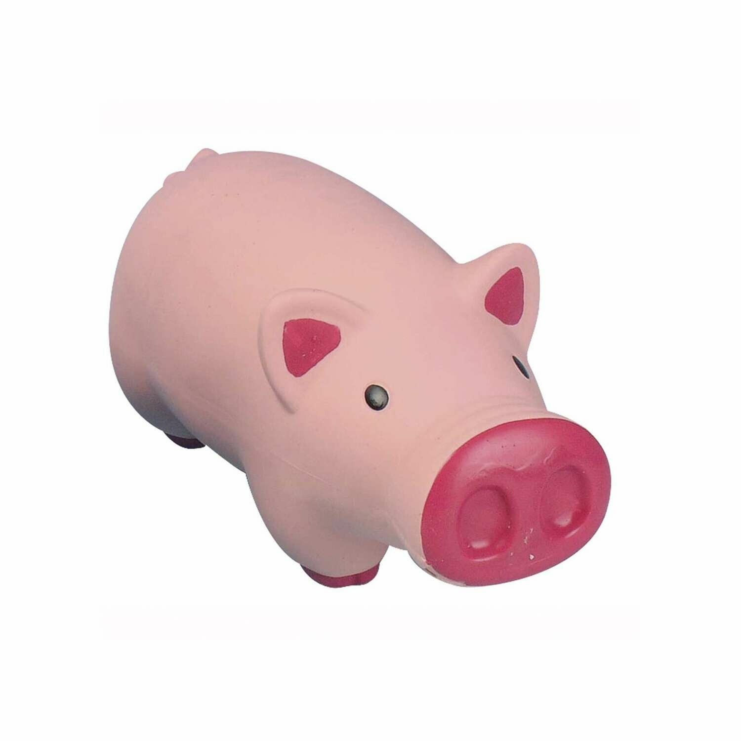 Juguete Cerdito de látex con sonido para perros