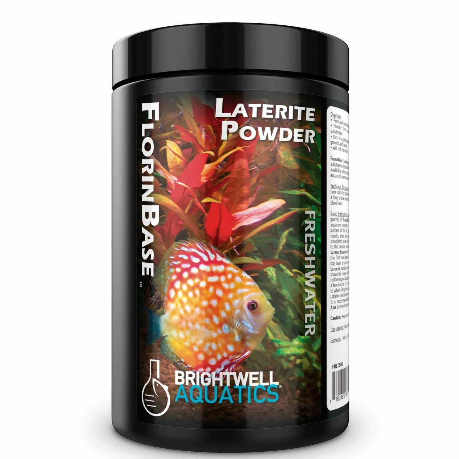 Sustrato con laterita rico en hierro: FLORIN-BASE LATERITE de BRIGHTWELL ACUATICS