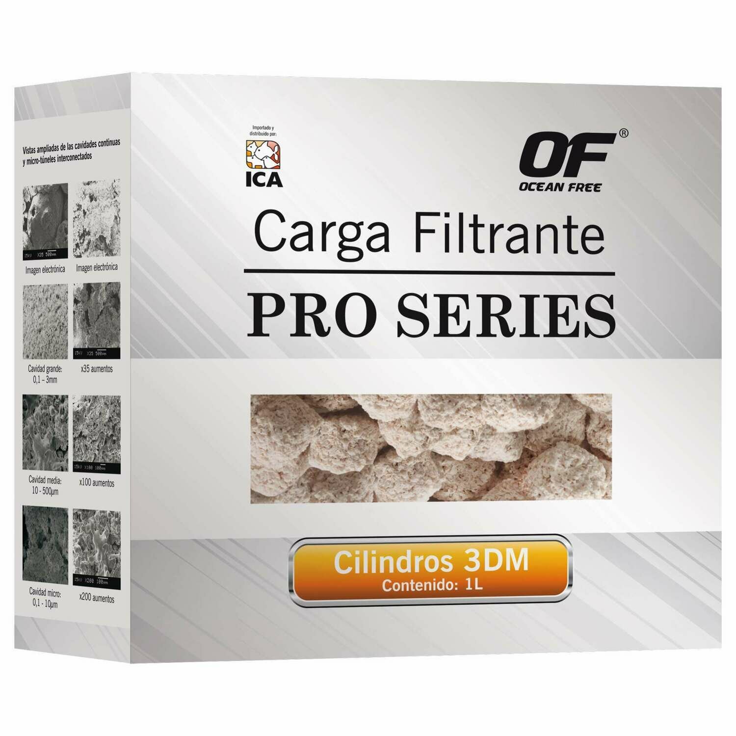Cilindros filtrantes de OCEAN FREE con 3DMPro