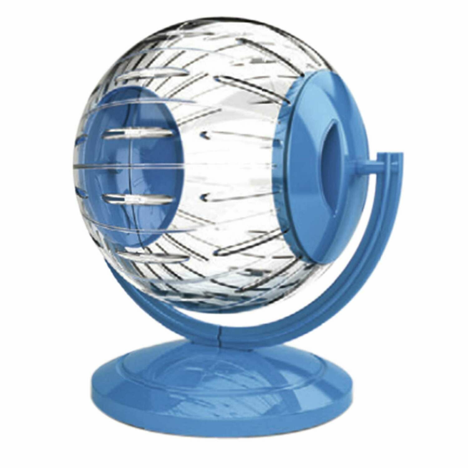 Accesorio de recreo Bola de ejercicio plástica con base para hámster