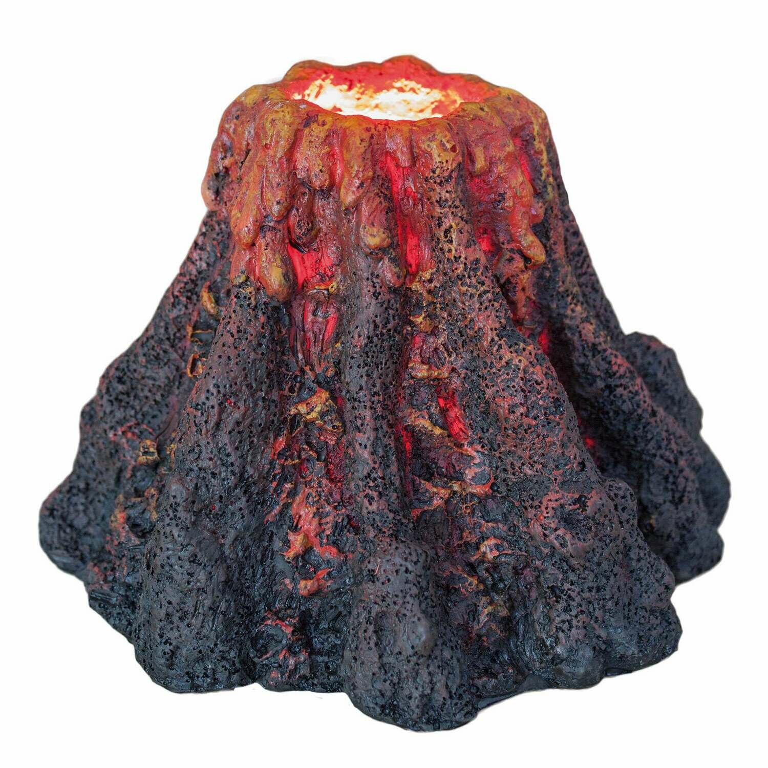 Ornamento con Volcán + Burbujas + LED DOPHIN