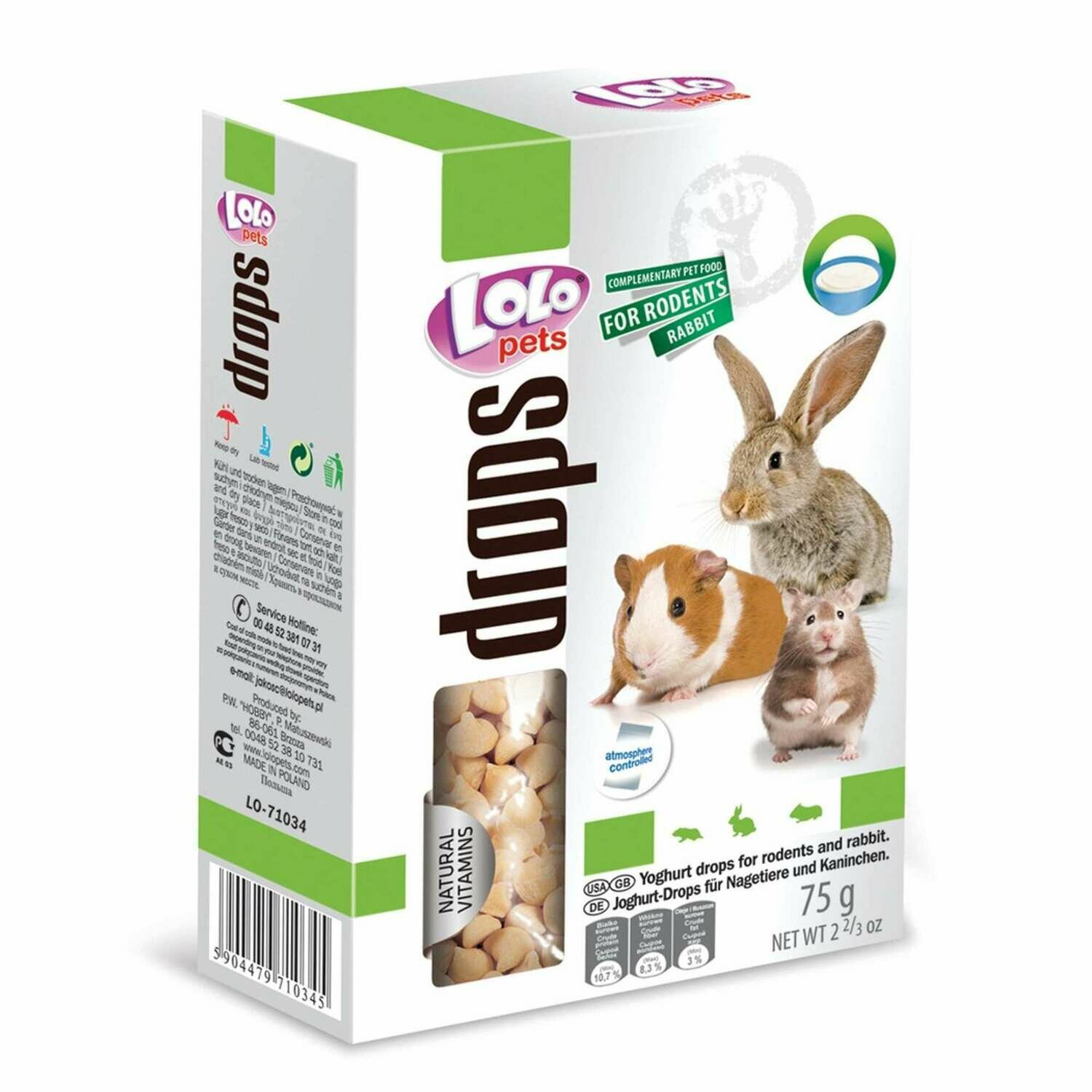 Golosina Drops, Snack de yogurt "LOLO"