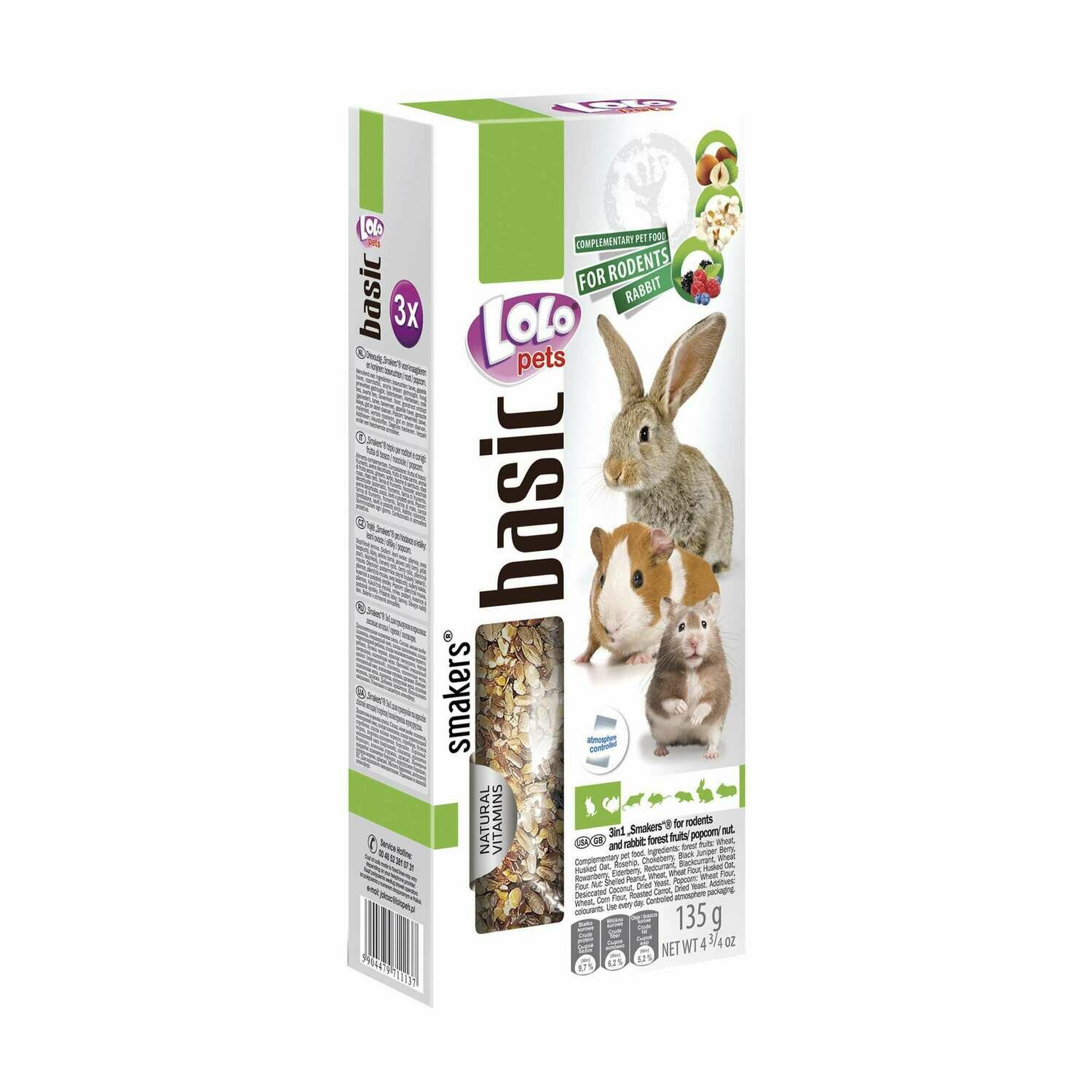 Barritas surtidas para hámster "LOLO"