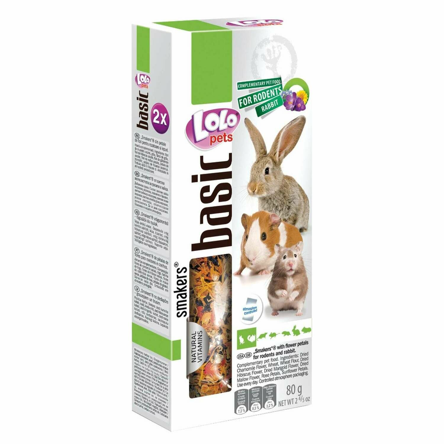 Barritas de flores para roedores "LOLO"