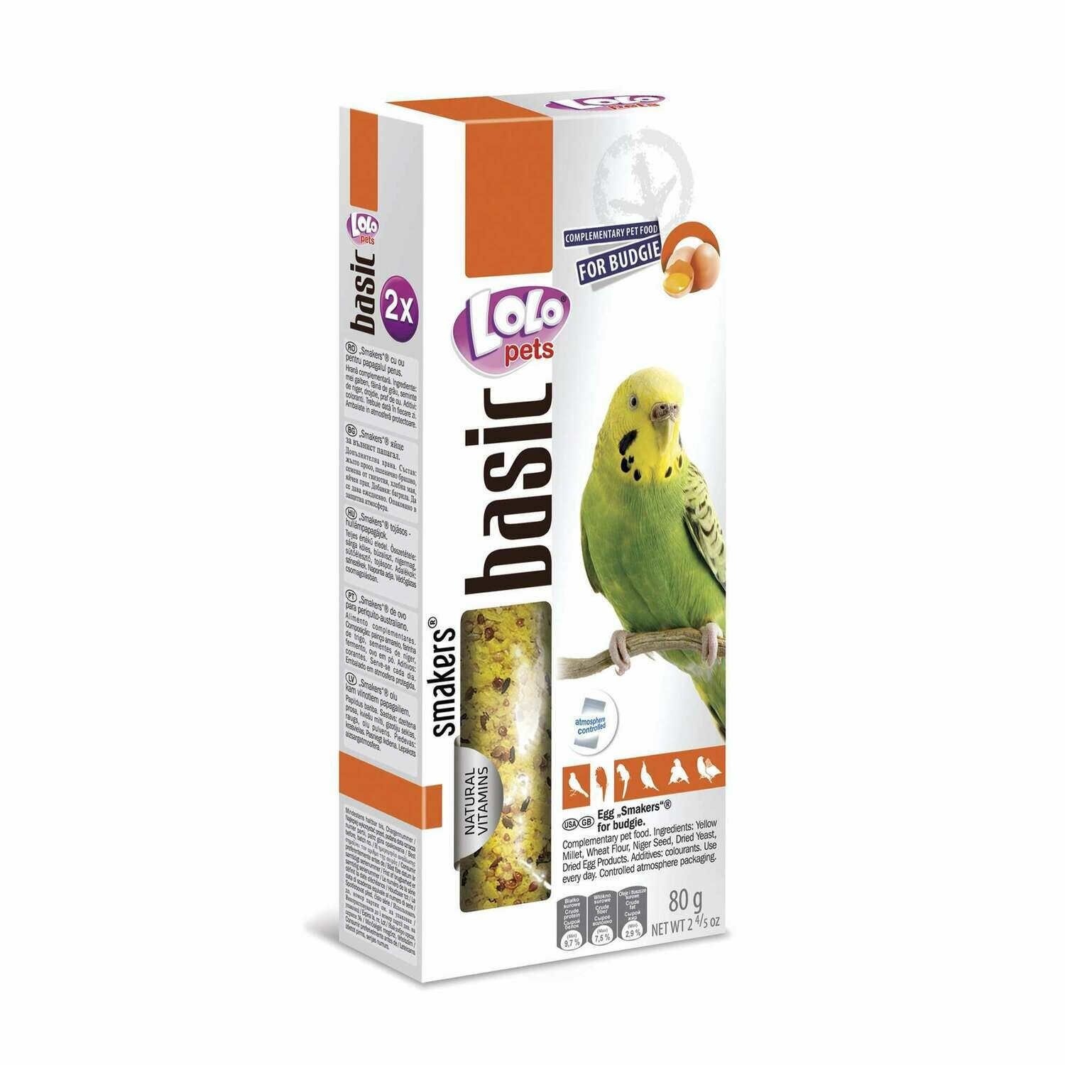 Barritas con huevo para periquitos "LOLO"