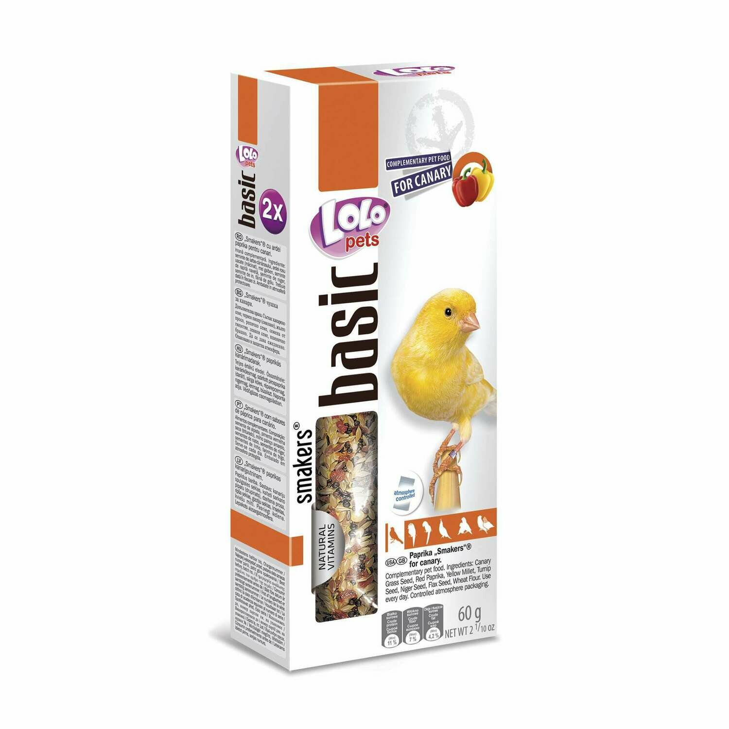 Barritas de pimiento para canarios "LOLO"