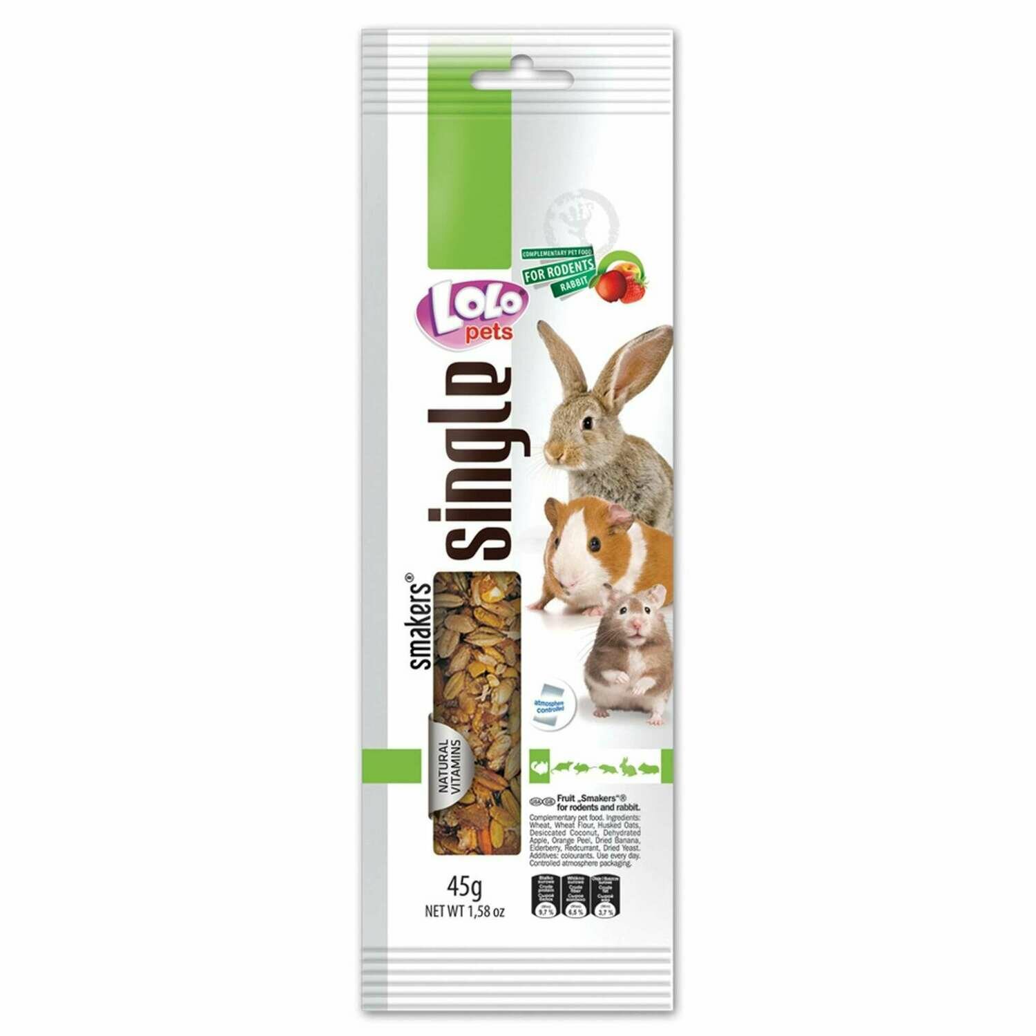 Barrita de frutas para roedores Barrita de frutas para roedores "LOLO"