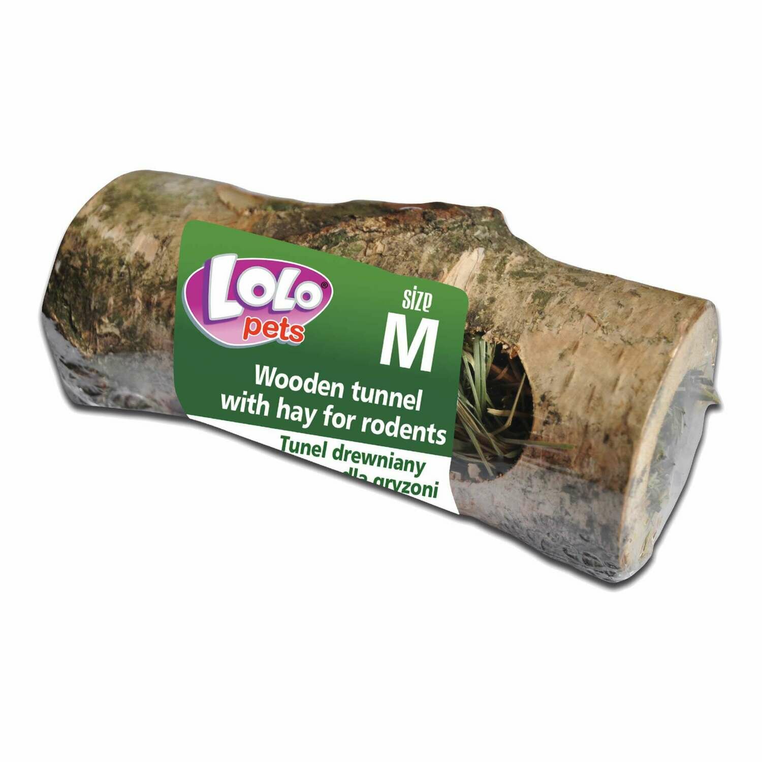 Túnel de madera relleno de heno "LOLO"