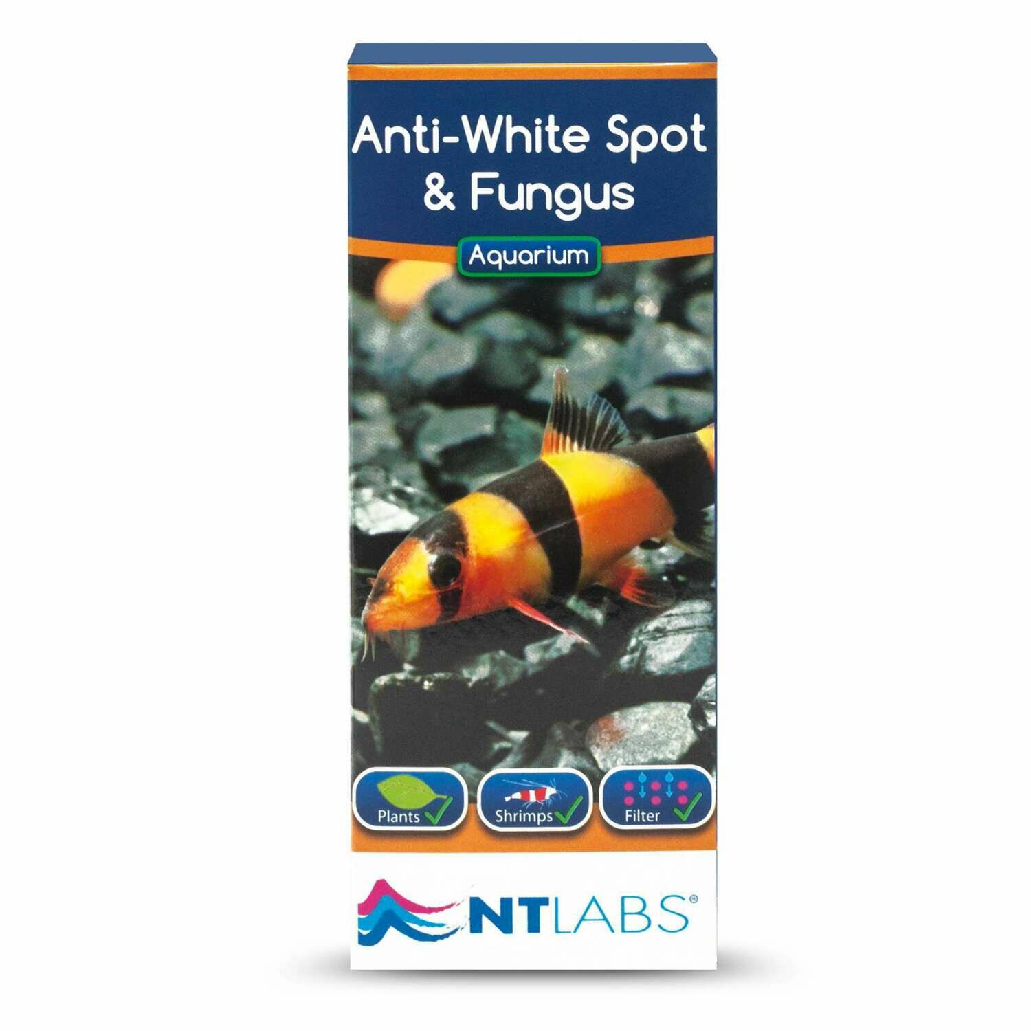 Tratamiento contra punto blanco y hongos: Anti-White Spot & Fungus de NTLABS
