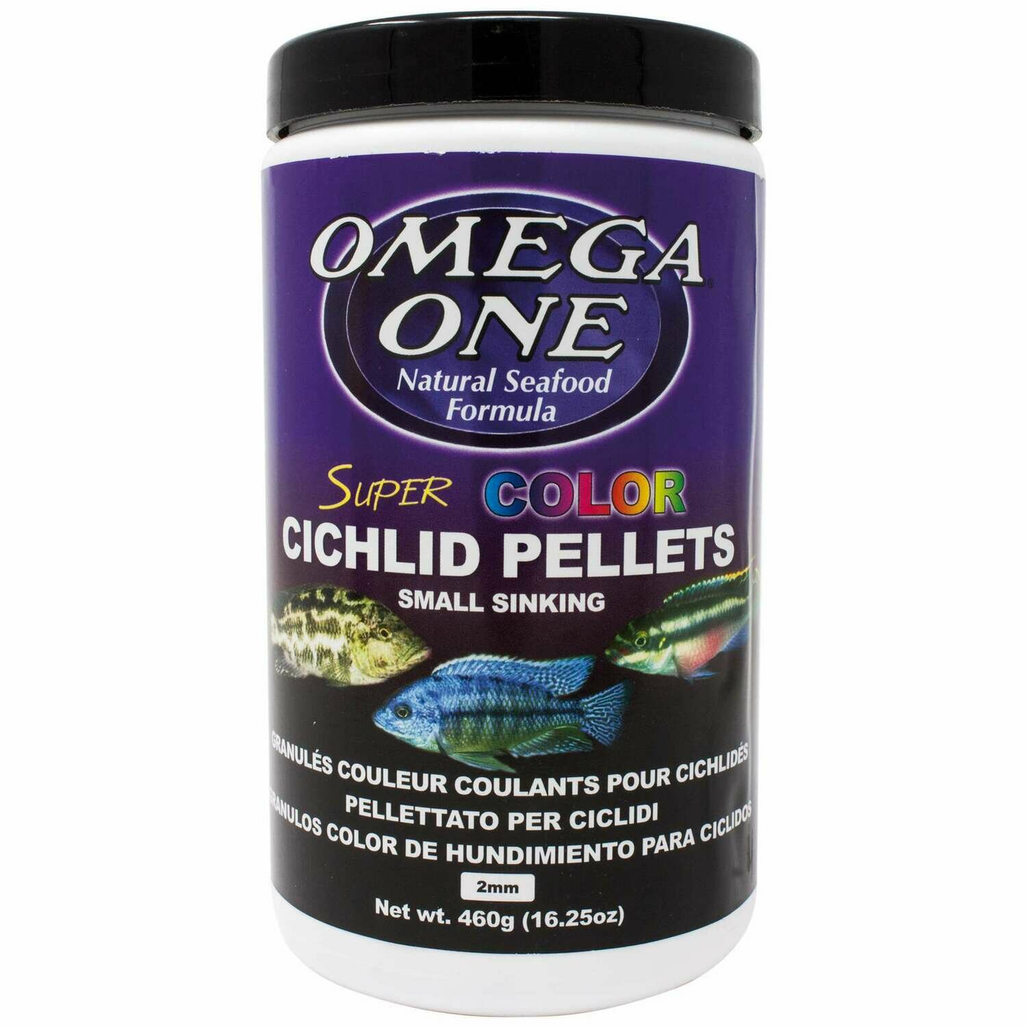 Pellets super COLOR cíclidos de OMEGA ONE