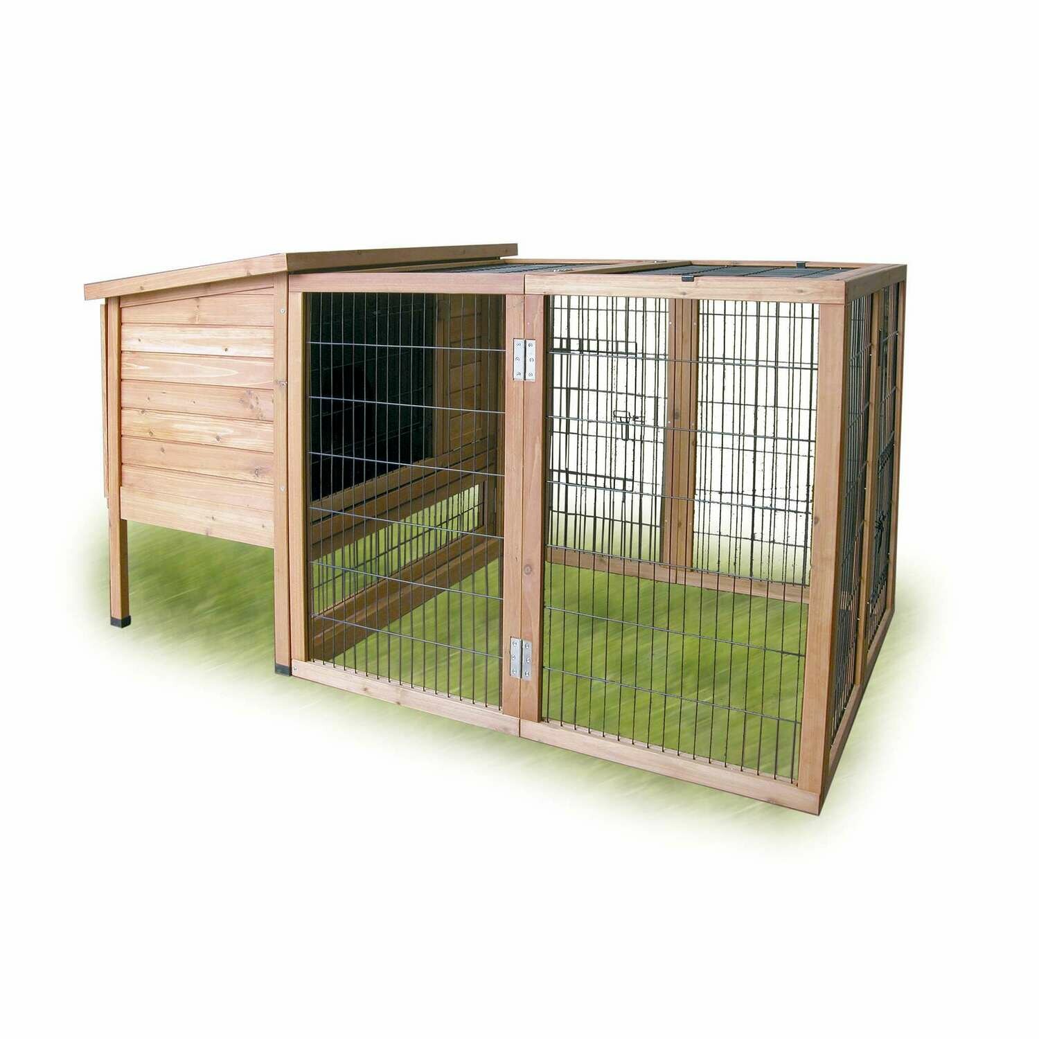 Parque frontal para caseta