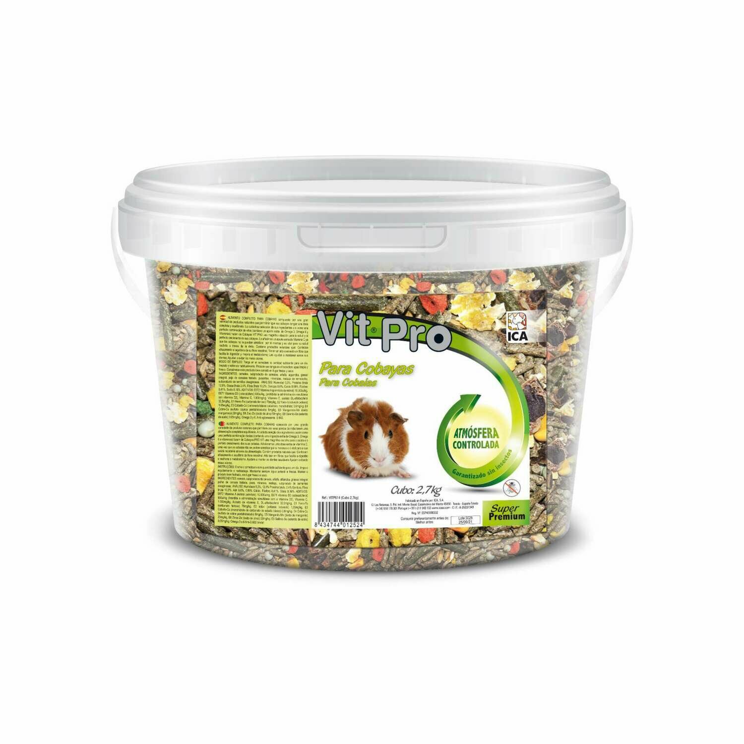 Alimento para Cobayas VIT PRO en cubo