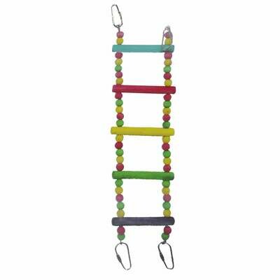 Juguete escalera con cuentas para pájaros