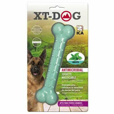 Huesito Dental Bone Nylon Menta de XT-DOG