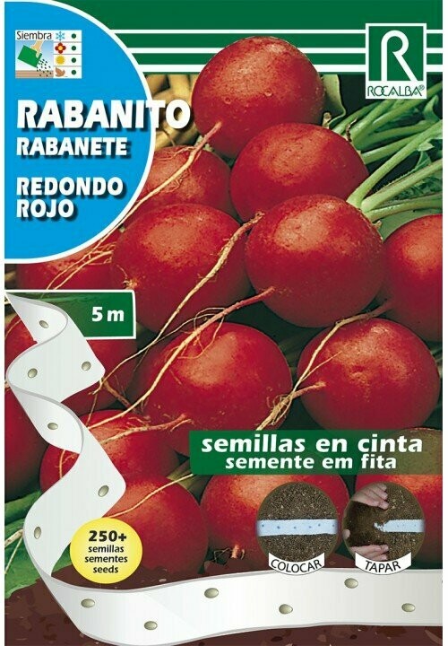 HORTALIZAS CINTA RABANITO(Raphanus sativus)
REDONDO ROJO