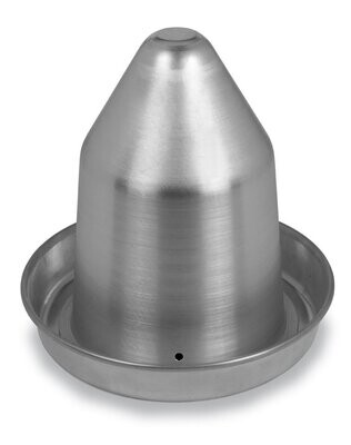 BEBEDERO ALUMINIO AVES - 6 LTS.