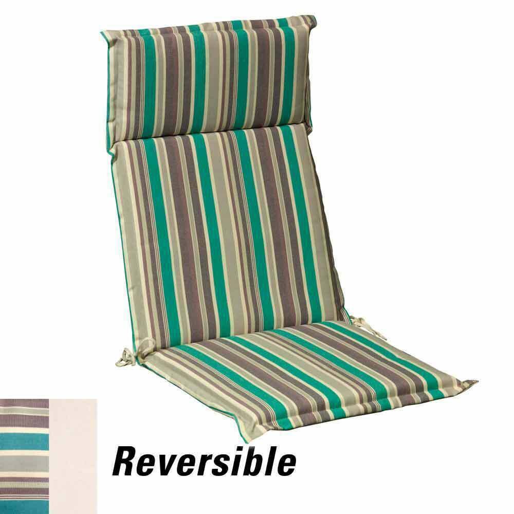 Coj�n Para Sill�n 119x52x5 cm. Rayas Desenfundable