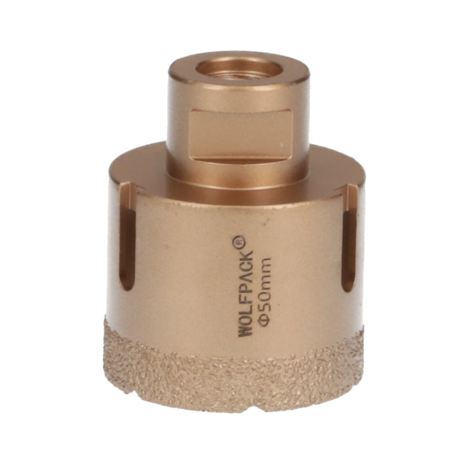 Corona Diamante Para Amoladora � 50 mm. Conexi�n Rosca M14. Corte Seco