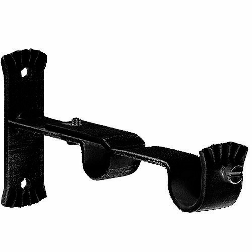 Soporte Doble Forja 28-20 � mm. Negro