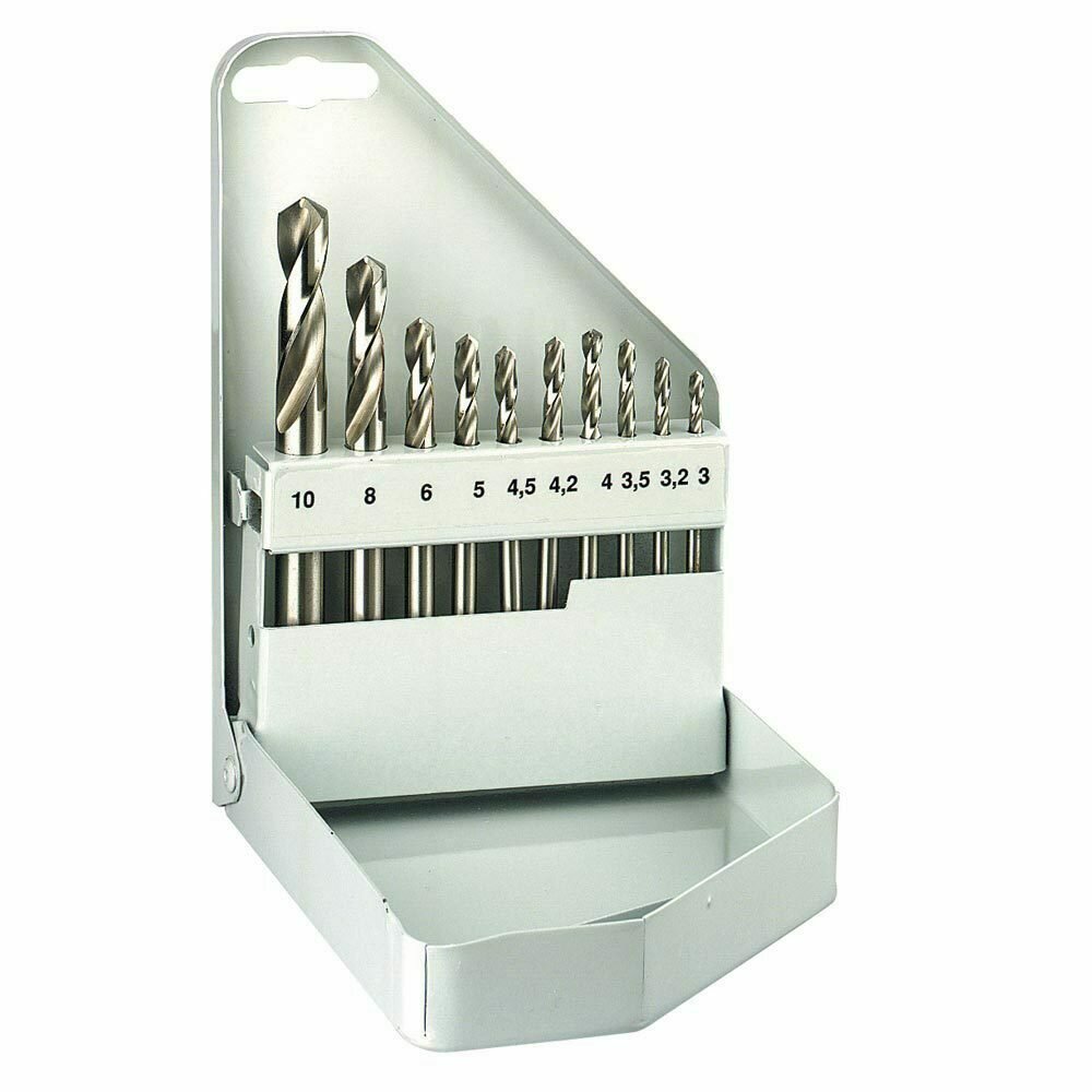 Estuche Brocas Alpen Cobalto Nirosta 10 Piezas Estuche Brocas Alpen Cobalto Nirosta 10 Piezas